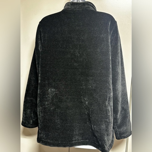 32 Degrees Ladies' Quarter Zip Plush Black Pullover NWT - Picture 4 of 12